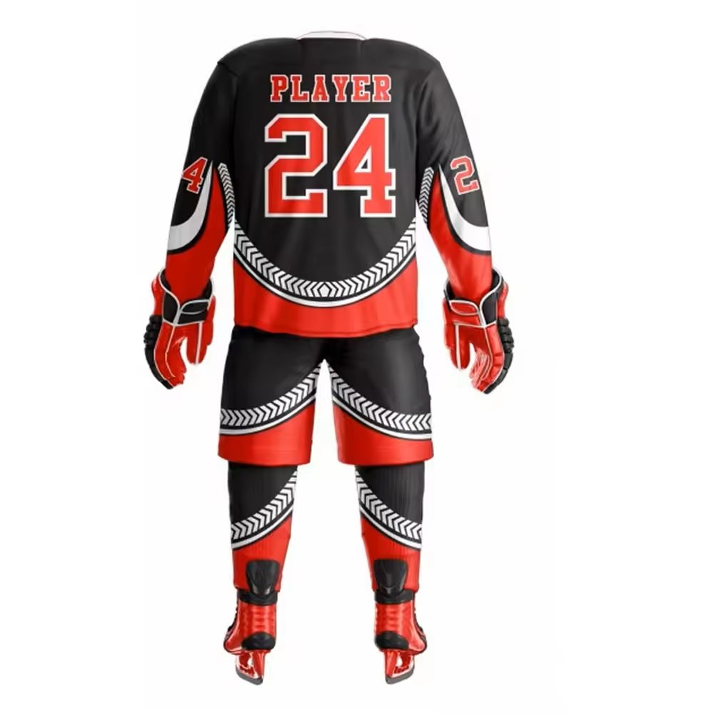 OEM Sublimation Printing Sports Ice Hockey Uniforms Factory Sports Wears New Adult Wear Comfortable Ice Hockey Uniform MS-IHU-02