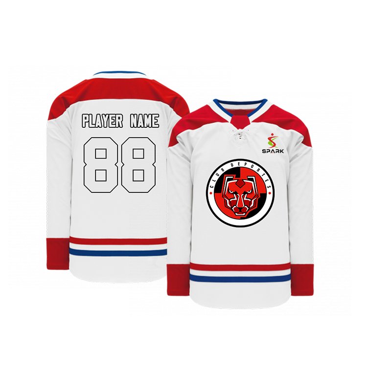 Custom Logo Adult Ice Hockey Jersey Professional Team Tackle Twill with Sublimation Ice Hockey Uniform