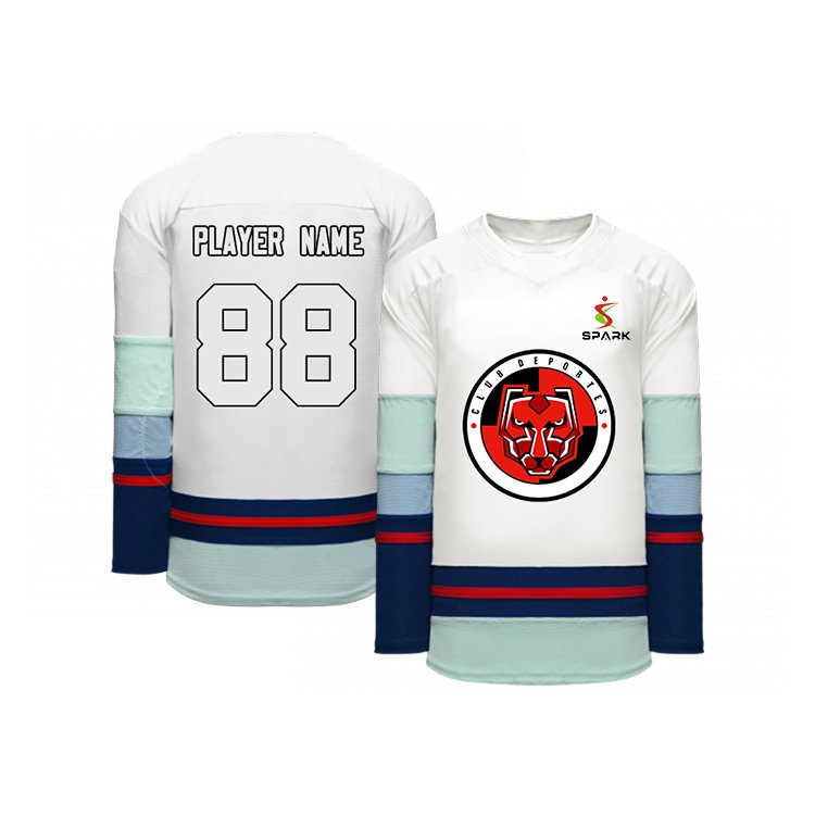 Custom Logo Adult Ice Hockey Jersey Professional Team Tackle Twill with Sublimation Ice Hockey Uniform