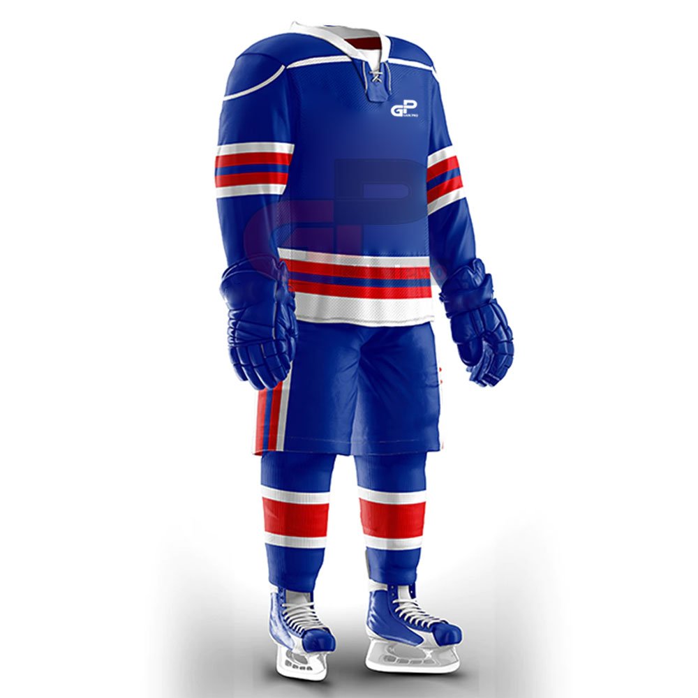 2024 Material 100% Polyester Team Breathable Field Hockey Jersey Men Ice Hockey Uniform In Low Moq