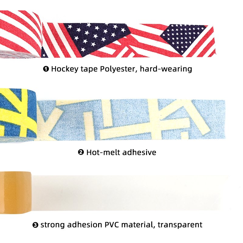 Hockey Stick Tape Self-Adhesive Ice Hockey Tape Sweat Absorbent Grip Cloth Tape for Hockey