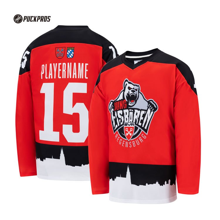Ice Hockey Jerseys Unisex Custom Designed OEM Sportswear with Embroidery Custom Team Name
