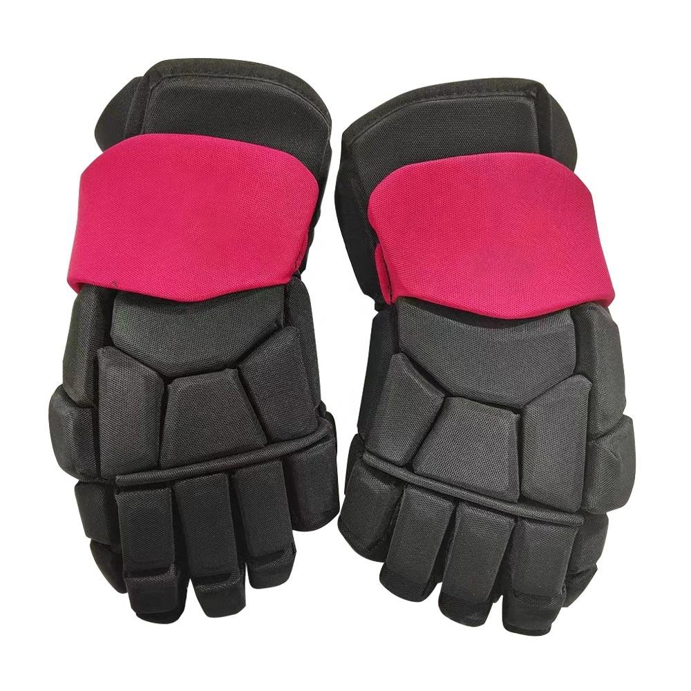 Pro Ice Hockey Gear Supplier 12'' 13'' 14'' Ice Hockey Gloves All Sizes Fully Padded Customized Ice Hockey Gloves