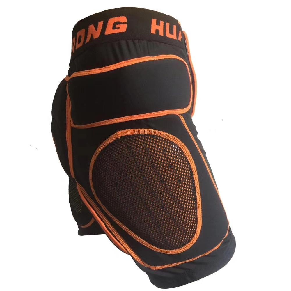 Ice Hockey Shands Protectiveport Hip Protective Wear with PU Material Shorts Sportswear Unisex Logo Printing SBR Mesh HD Foam PU