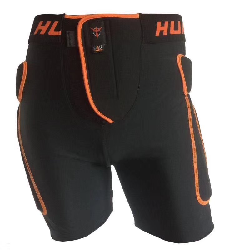 Ice Hockey Shands Protectiveport Hip Protective Wear with PU Material Shorts Sportswear Unisex Logo Printing SBR Mesh HD Foam PU
