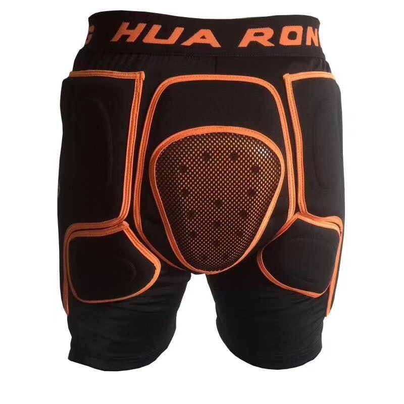 Ice Hockey Shands Protectiveport Hip Protective Wear with PU Material Shorts Sportswear Unisex Logo Printing SBR Mesh HD Foam PU