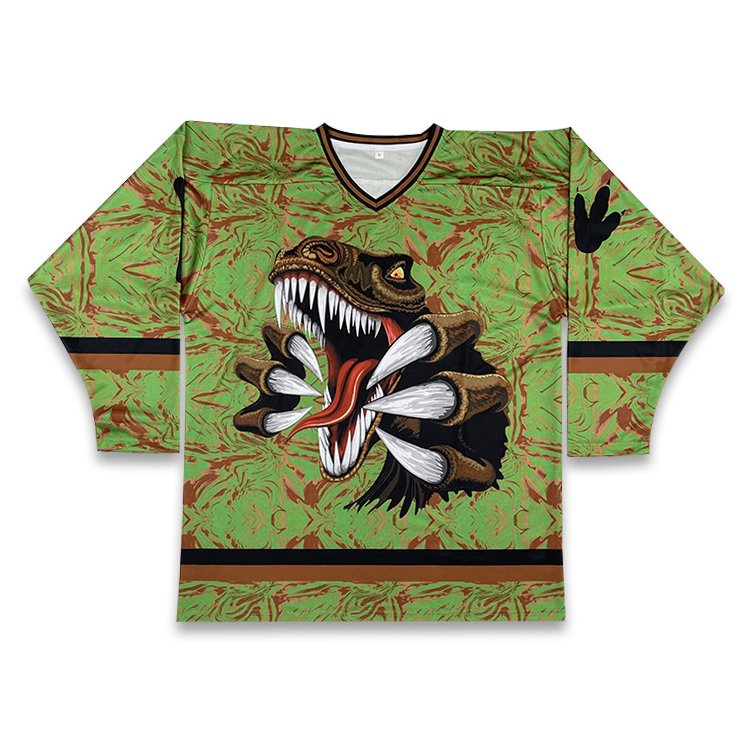 Hot Sale Custom Sublimated Team Logo Ice Hockey Jerseys Quick Dry Breathable Outdoor Ice Hockey Jersey