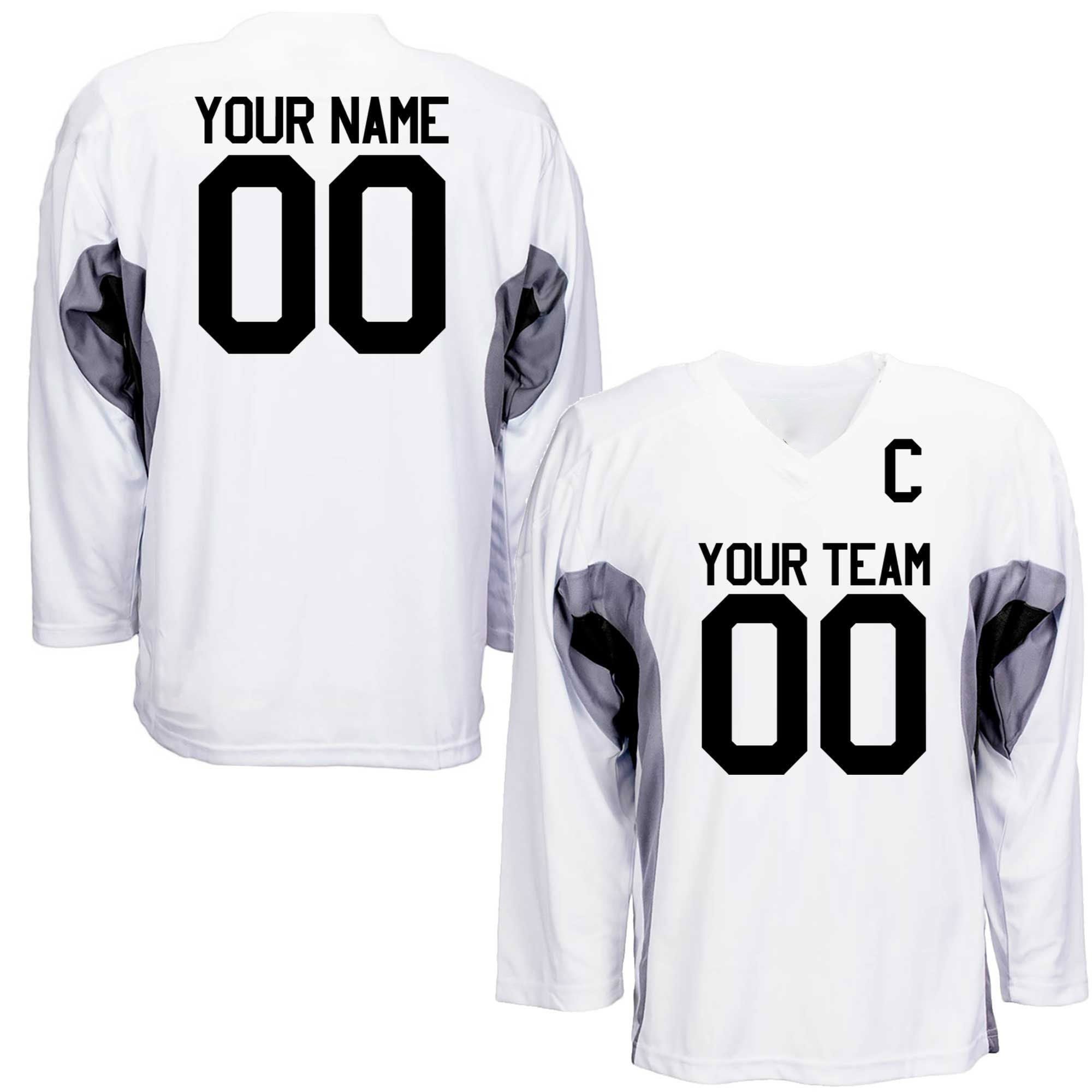 Custom 100% polyester sublimation mesh hockey jersey classic v neck custom plus size ice hockey jerseys