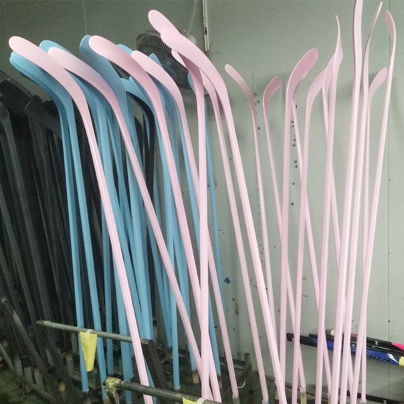 Colorful custom Ice Hockey Sticks with Customized Colors and graphic