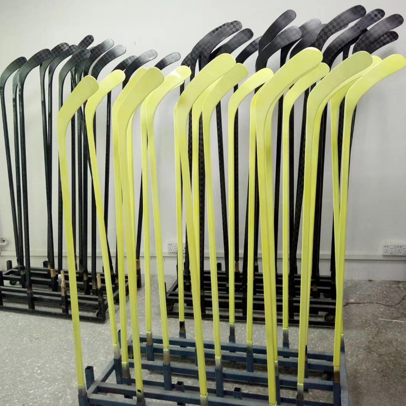 Colorful custom Ice Hockey Sticks with Customized Colors and graphic