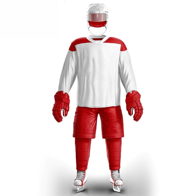 Premium Quality Factory Manufacture Ice Hockey Jersey And Pant Sets Wholesale Price Ice Hockey Uniforms