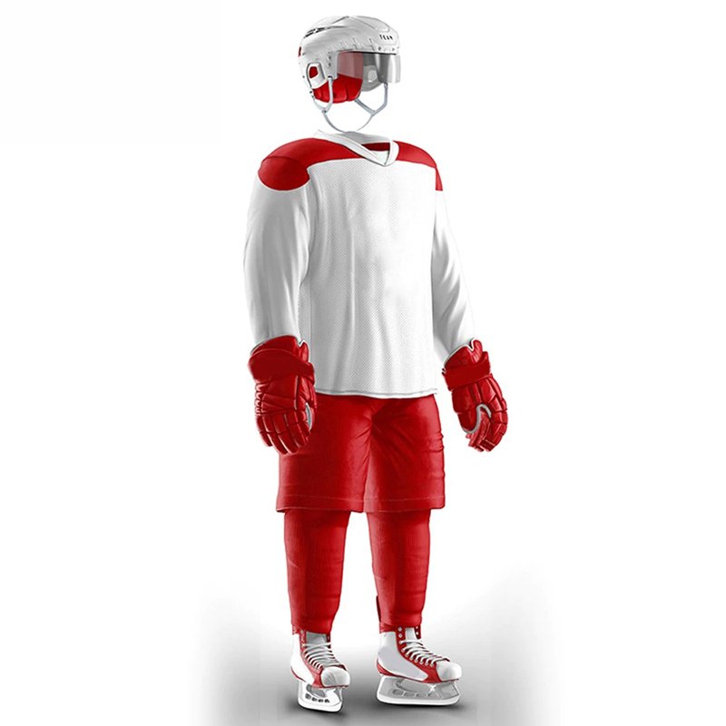 Premium Quality Factory Manufacture Ice Hockey Jersey And Pant Sets Wholesale Price Ice Hockey Uniforms
