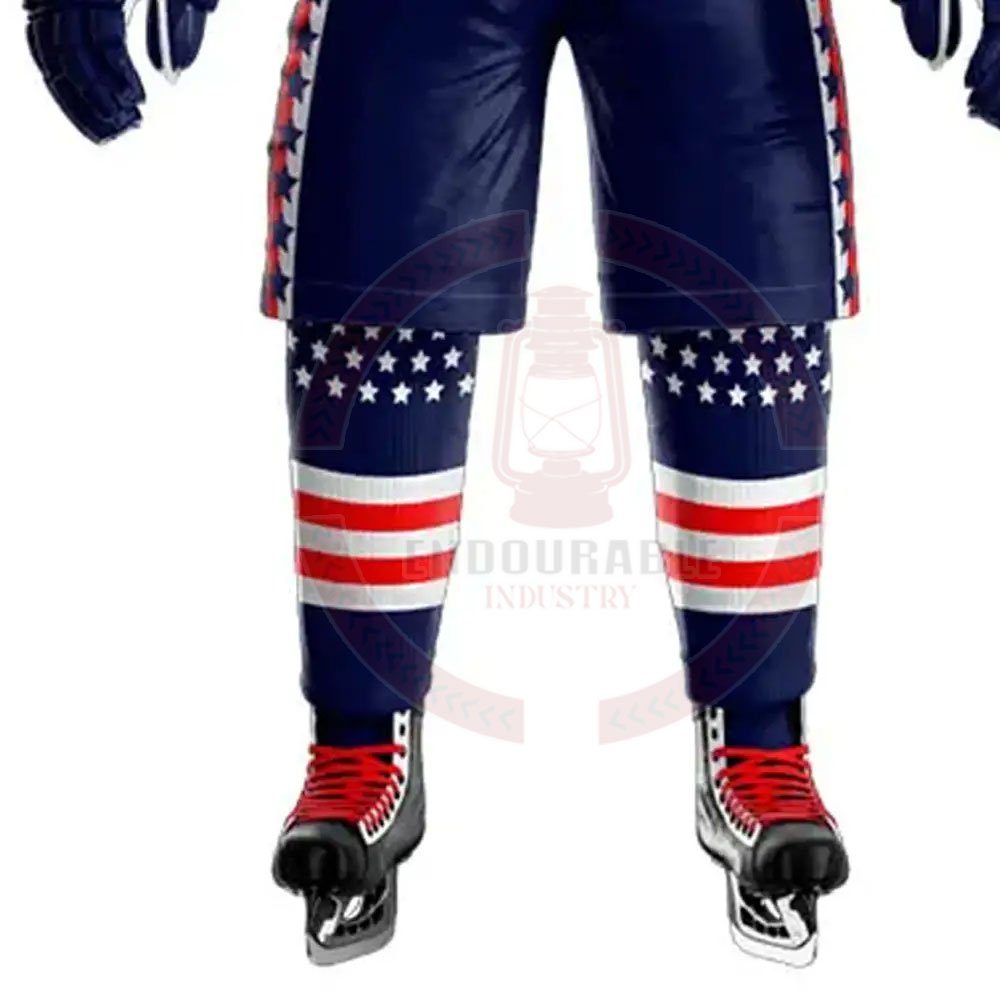 2024 Customized High Quality Men's Ice Hockey Uniform Sublimation Printing Wholesale Cheap Price OEM Team Name