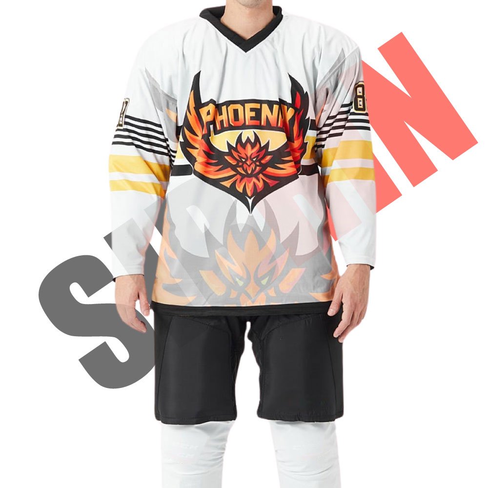Wholesale Custom Premium Professional Inline Hockey Jerseys & Pants Breathable Polyester Mesh Roller Hockey Clothing