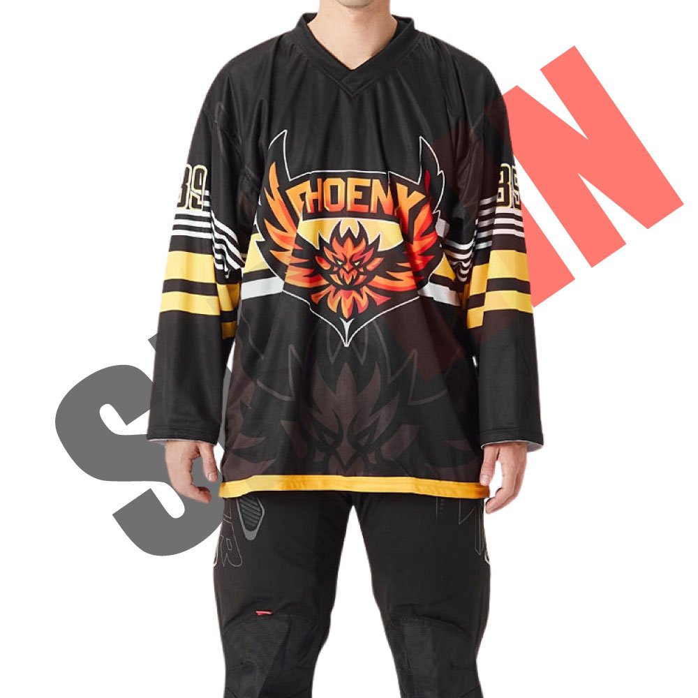 Wholesale Custom Premium Professional Inline Hockey Jerseys & Pants Breathable Polyester Mesh Roller Hockey Clothing
