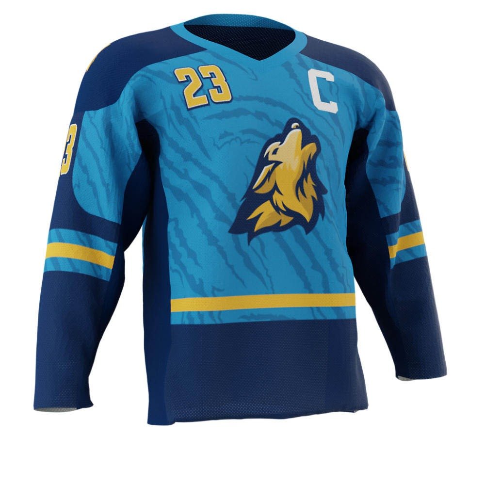 Custom Cheap Ice Hockey Jersey Ice Hockey Shirts Sublimated Pint Unisex OEM Customized Logo Style New Design