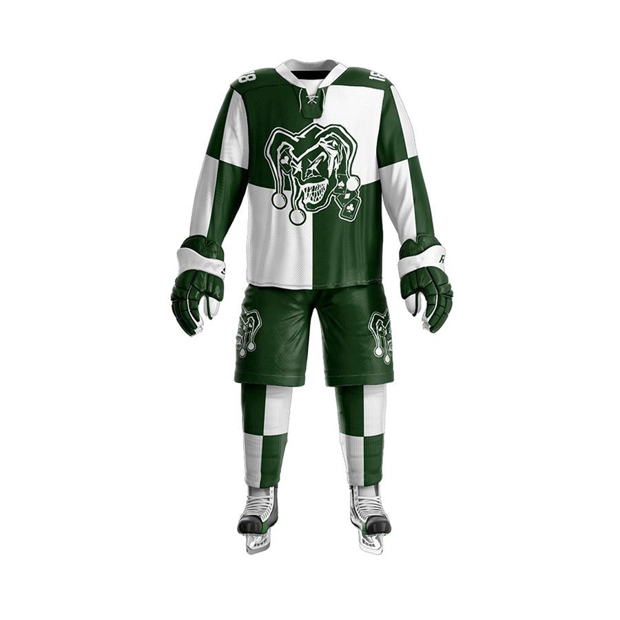 Sports Wear 100% Polyester Ice Hockey Uniform Custom Made Premium Quality Ice Hockey Uniform For Adults Men