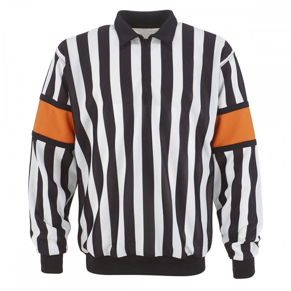 Men Ice Hockey Referee Jersey Sublimation referee uniform Custom striped ice hockey referee jersey black & white striped jersey