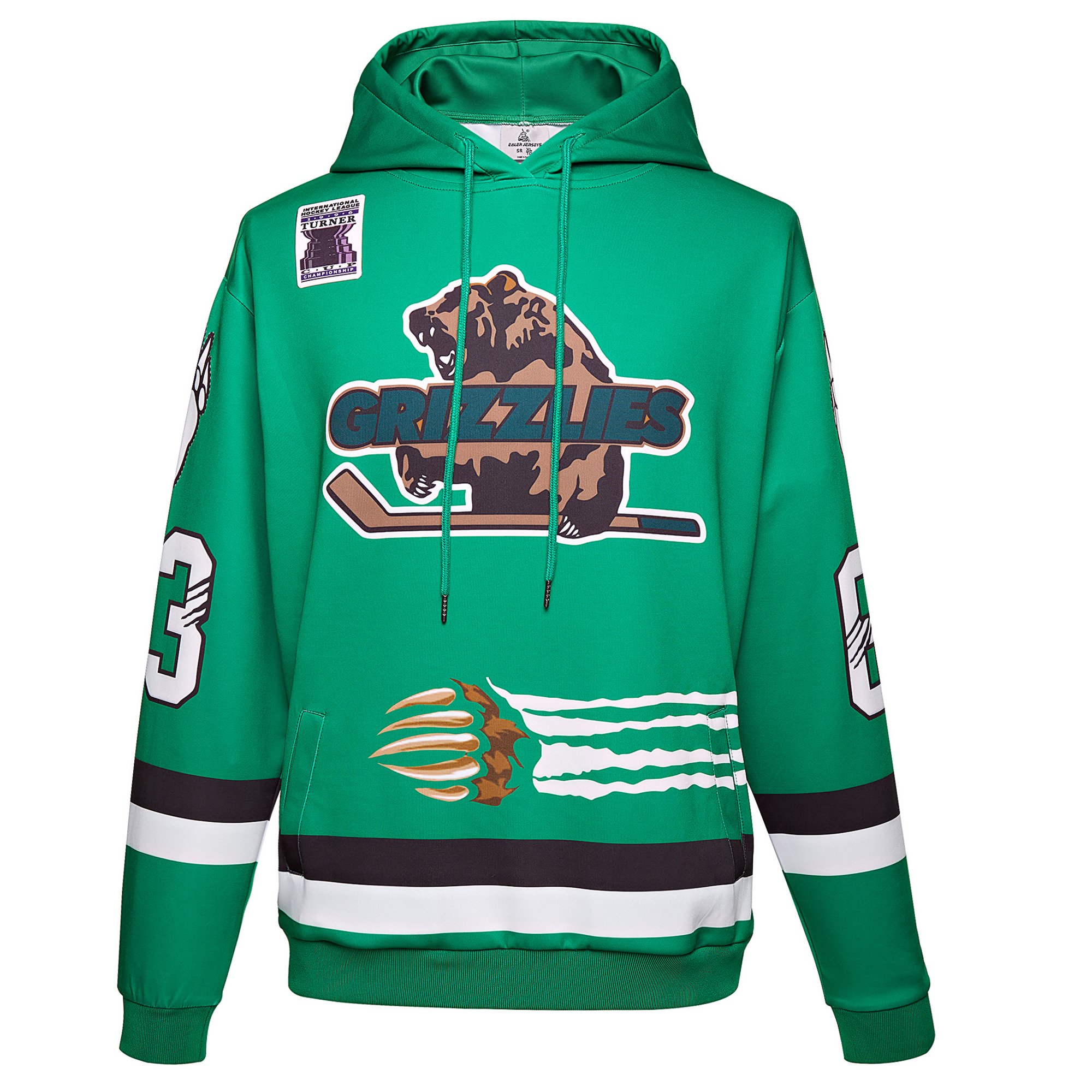 Hockey Hoodie Custom Team Custom Sublimation Hockey Jersey Hoodie Pure Polyester Hockey Jersey With Hood