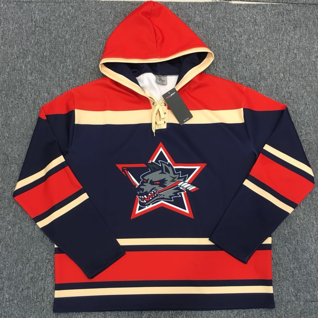 Hockey Hoodie Custom Team Custom Sublimation Hockey Jersey Hoodie Pure Polyester Hockey Jersey With Hood