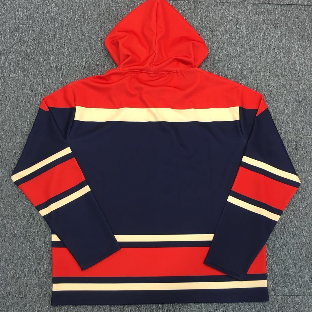 Hockey Hoodie Custom Team Custom Sublimation Hockey Jersey Hoodie Pure Polyester Hockey Jersey With Hood
