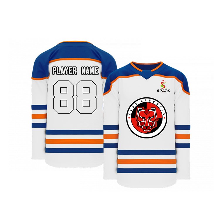 Youth Training Custom Team Ice Hockey Jersey 100% Polyester Custom Sublimation Hockey Uniform for Ice Hockey Players