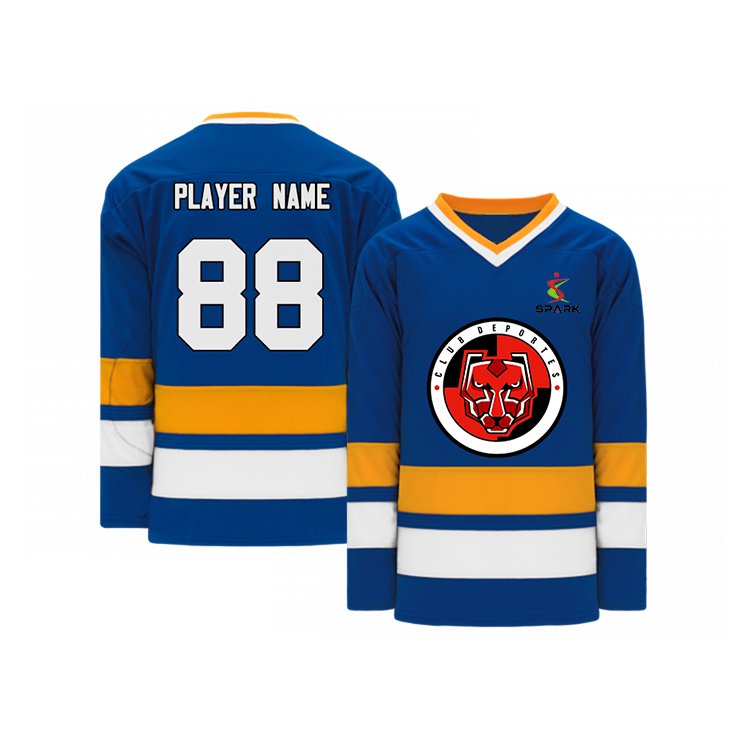 Youth Training Custom Team Ice Hockey Jersey 100% Polyester Custom Sublimation Hockey Uniform for Ice Hockey Players