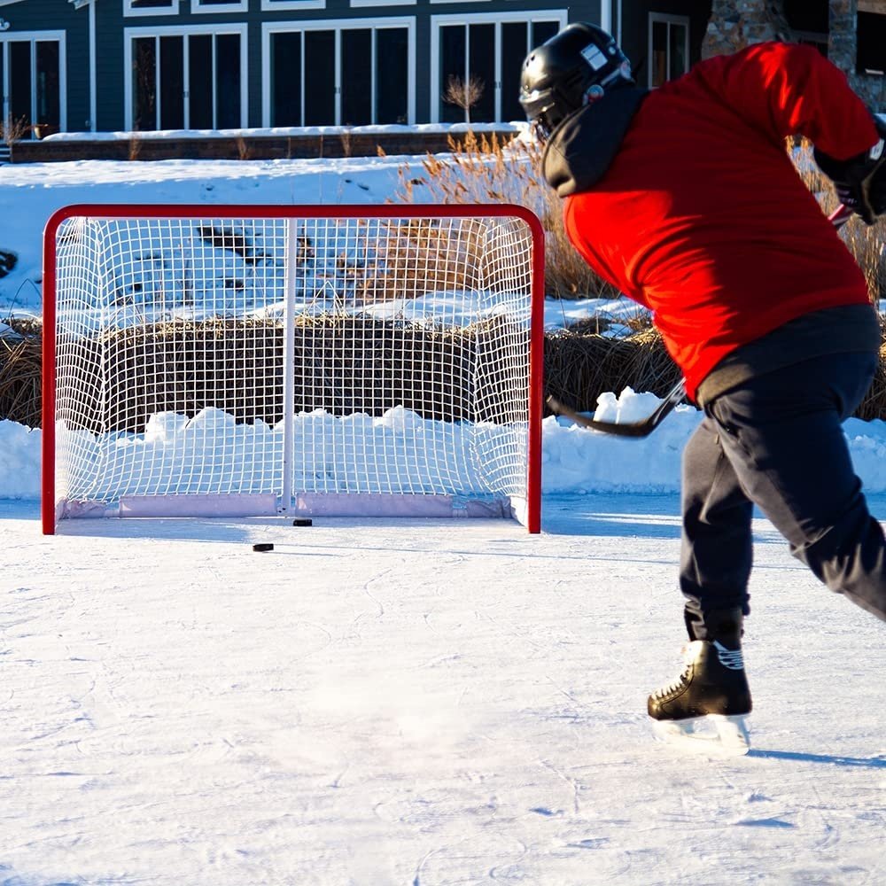 Portable Hockey Goal Ice Hockey Goals Steel Tube Hockey Goal Net Easy Assembly Factory Price