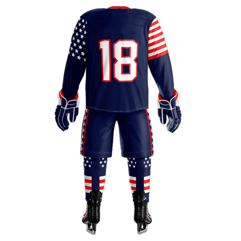 Customized Plus Size Ice Hockey Pant Shell Unique OEM Hockey Jersey Uniform with Team Name for Ice Hockey Players