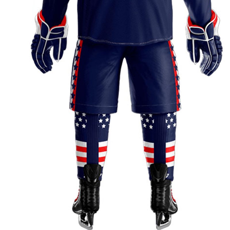 Customized Plus Size Ice Hockey Pant Shell Unique OEM Hockey Jersey Uniform with Team Name for Ice Hockey Players