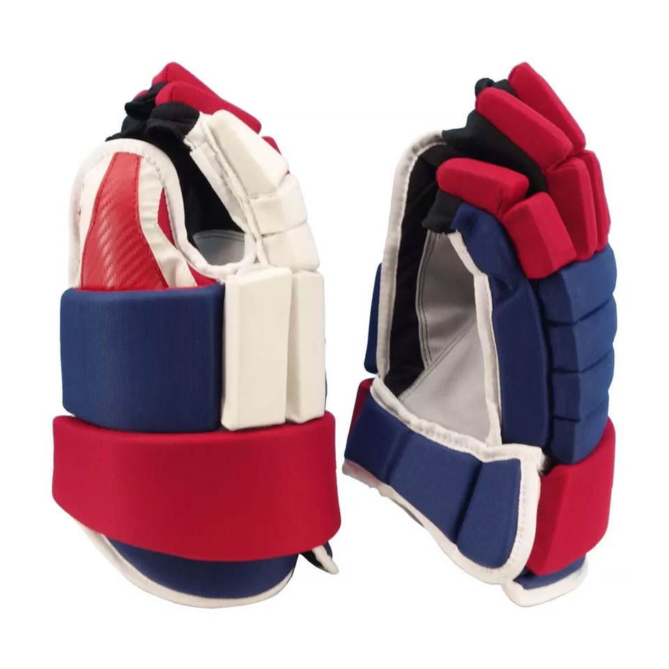 New Design Ice Hockey Gloves With All Sizes Hockey Equipment Protective Gear Ice Hockey Gloves In Multi Colors