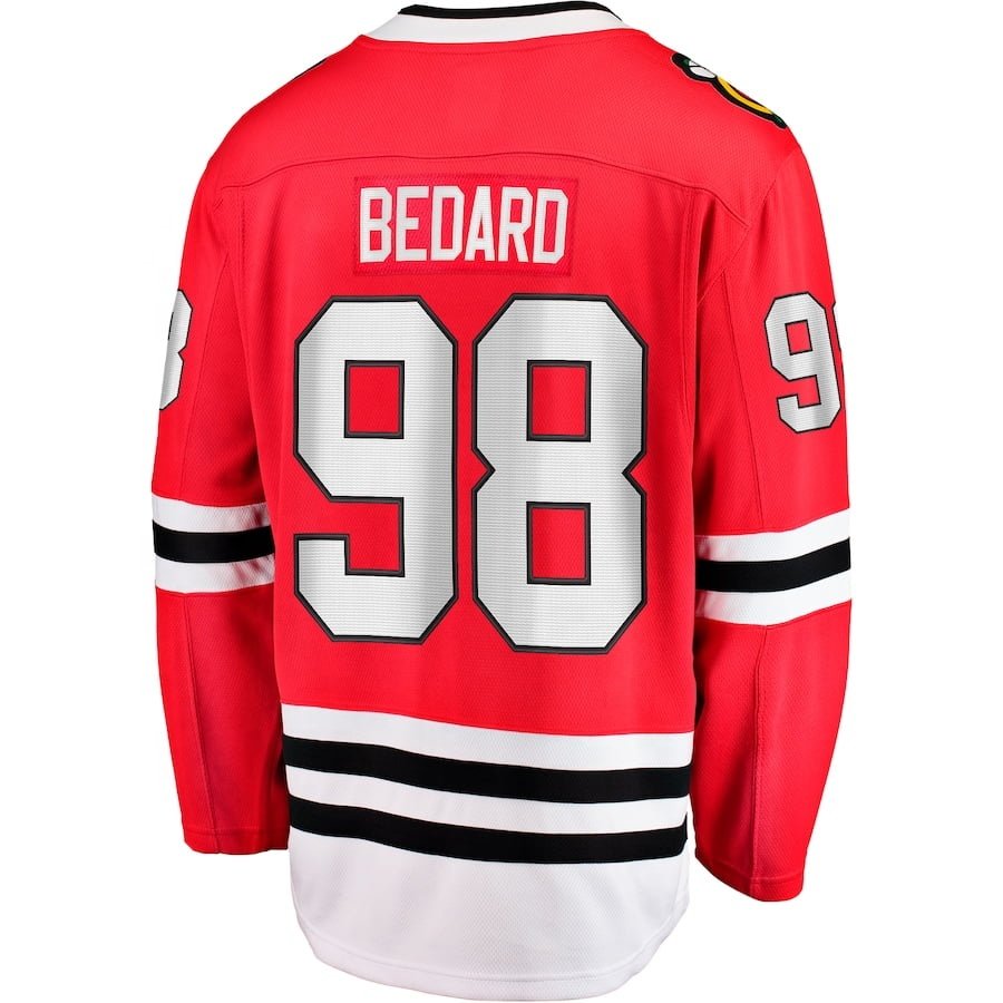 Wholesale 98 Connor Bedard 88 Patrick Kane 71 Taylor Hall Men's Sports Stitched Ice Hockey Jersey