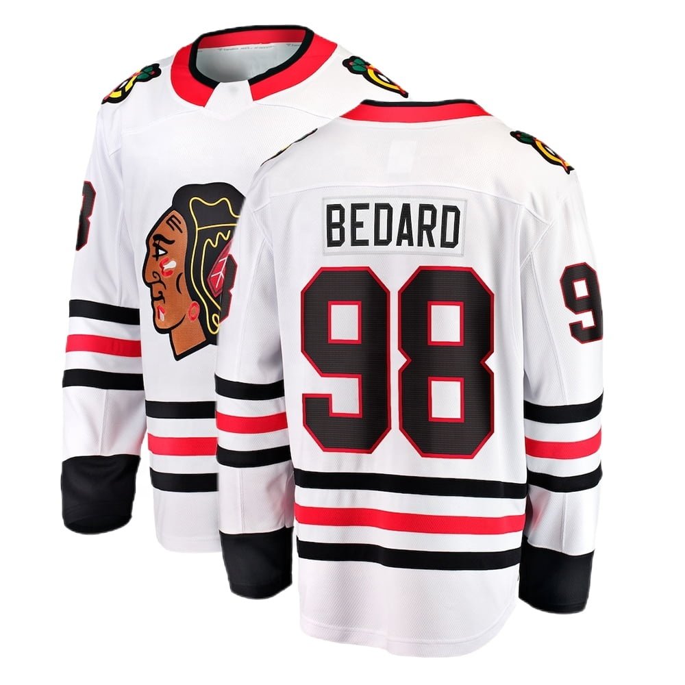 Wholesale 98 Connor Bedard 88 Patrick Kane 71 Taylor Hall Men's Sports Stitched Ice Hockey Jersey