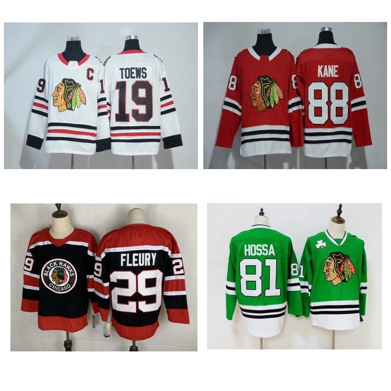 Wholesale 98 Connor Bedard 88 Patrick Kane 71 Taylor Hall Men's Sports Stitched Ice Hockey Jersey