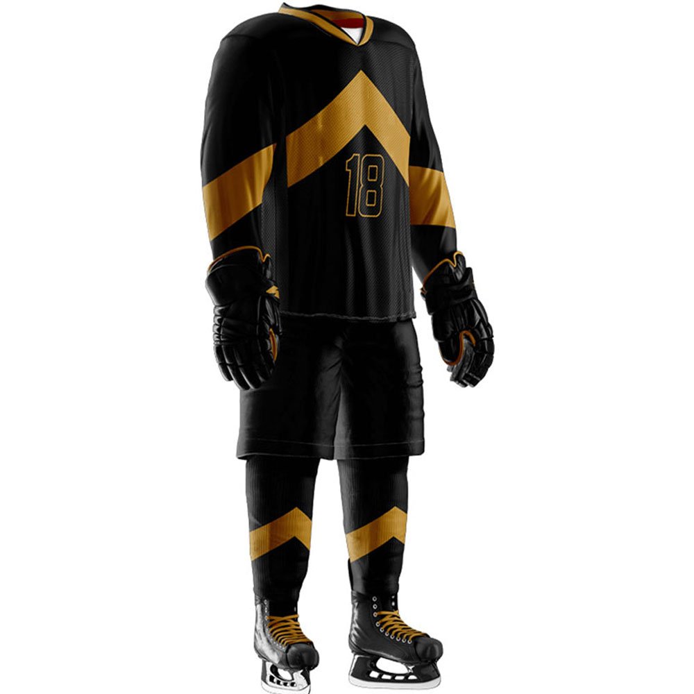 High Quality Custom Made Slim Fit Ice Hockey Jersey Sport Team Uniform with OEM Logo Embroidery