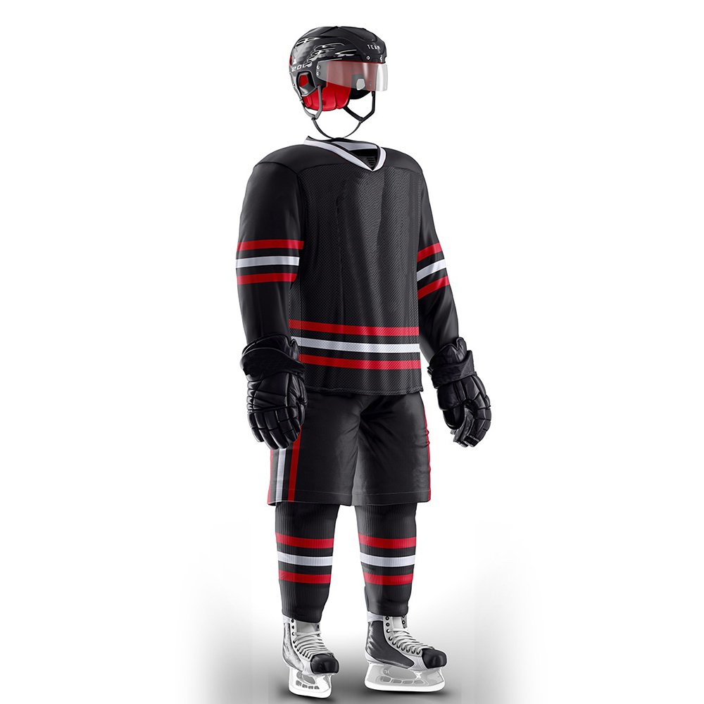 Customizable Unisex Youth Ice Hockey Uniform Cheap Embroidered Logo Jersey with OEM Team Name Printing