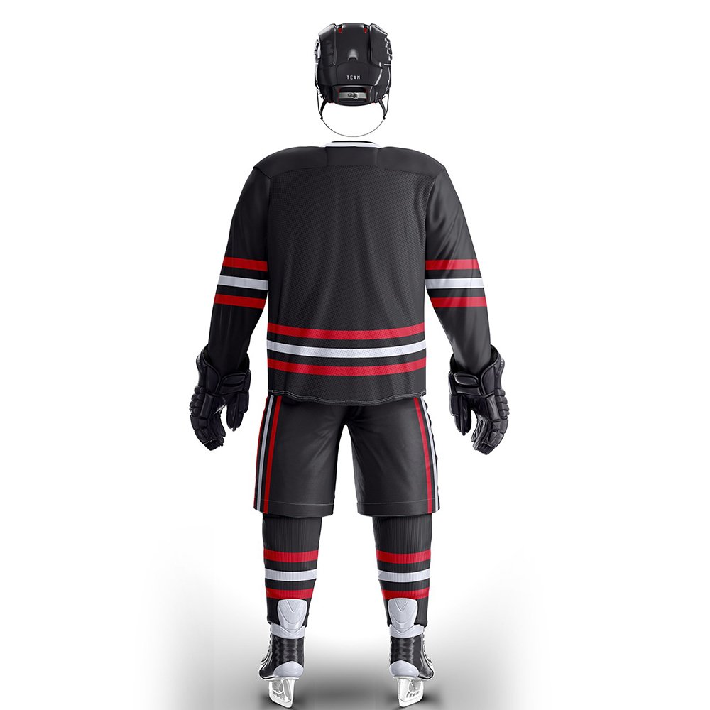 Customizable Unisex Youth Ice Hockey Uniform Cheap Embroidered Logo Jersey with OEM Team Name Printing