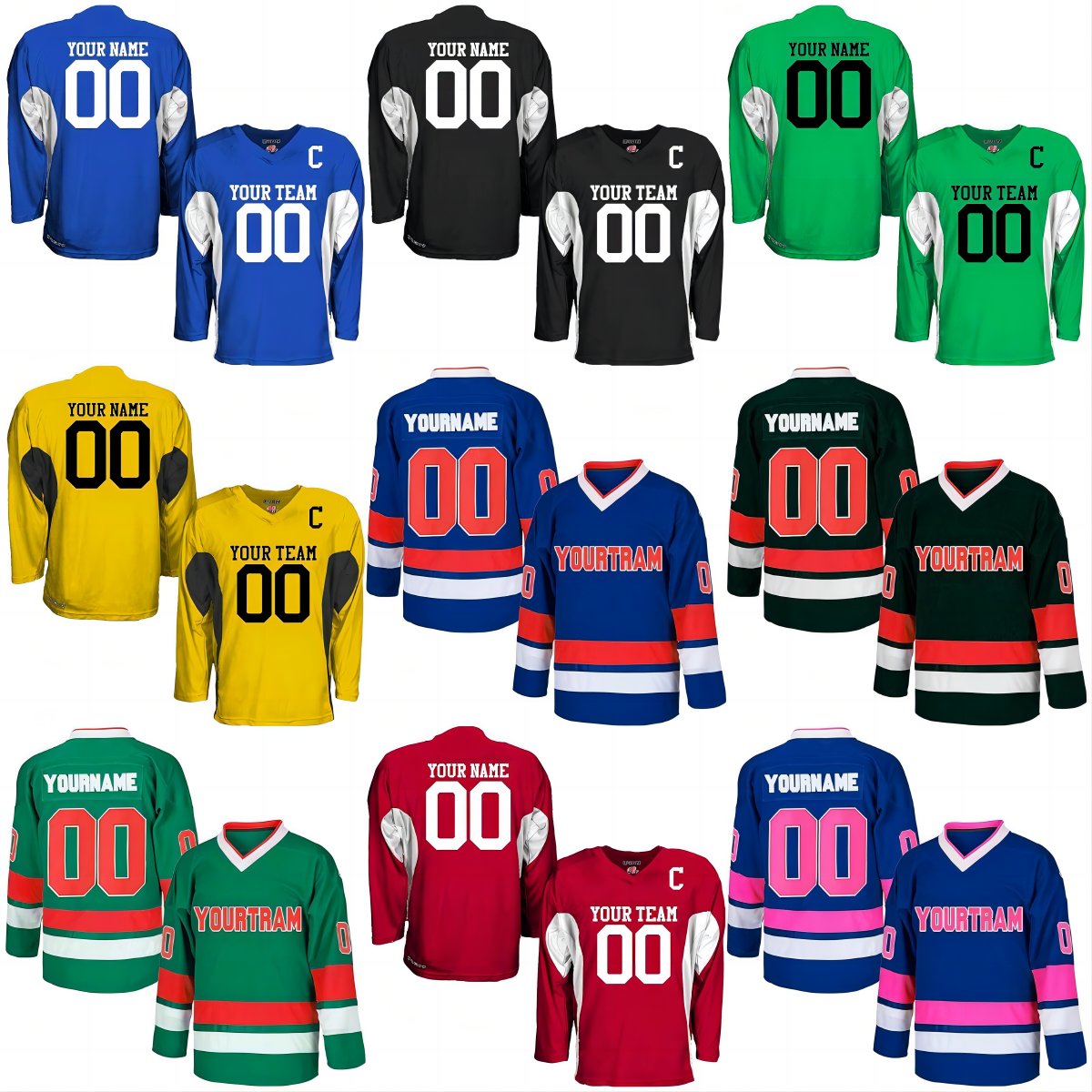 Custom Mesh Sublimation Hockey Jersey Custom Team Practice Ice Hockey Jersey