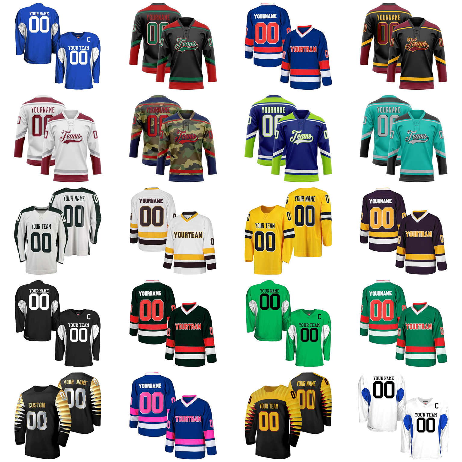 Custom Mesh Sublimation Hockey Jersey Custom Team Practice Ice Hockey Jersey