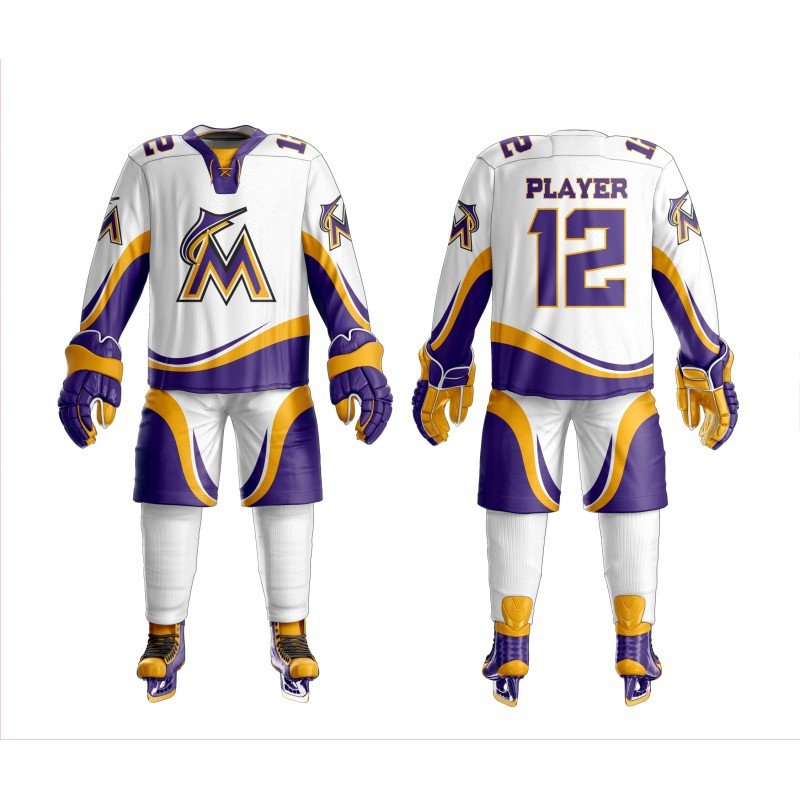 New Style Breathable Ice Hockey Uniform Sports Apparel Team Wear Ice Hockey Uniform Best Selling Ice Hockey Uniform for Training