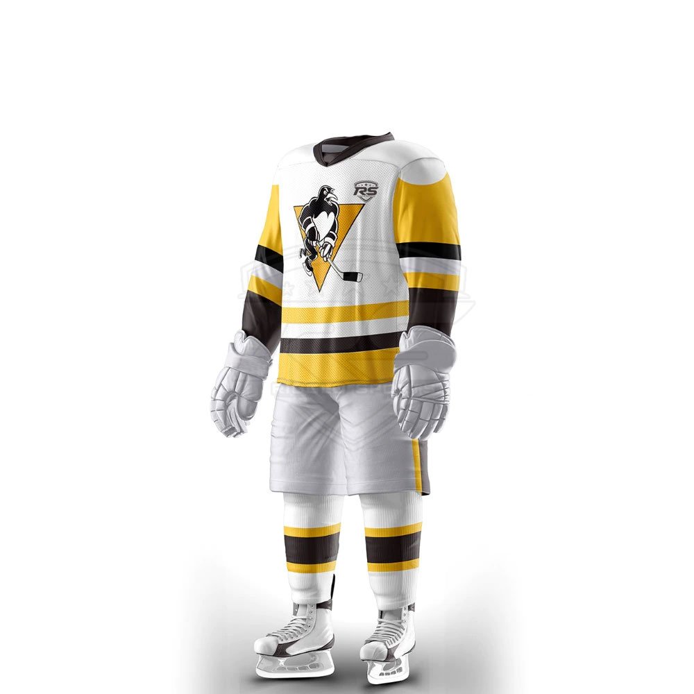 Best Sale Unisex Customized Ice Hockey Uniform Men's High Quality Training Gear with Own Logo OEM Team Name Design