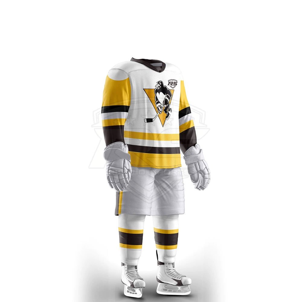 Best Sale Unisex Customized Ice Hockey Uniform Men's High Quality Training Gear with Own Logo OEM Team Name Design