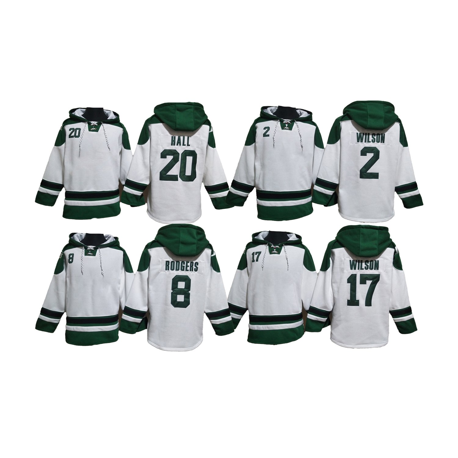 2023 New Stitched American Teams Hockey Jerseys New York 8 Rodgers 2 Wilson 20 Hall Can Custom Logo Name
