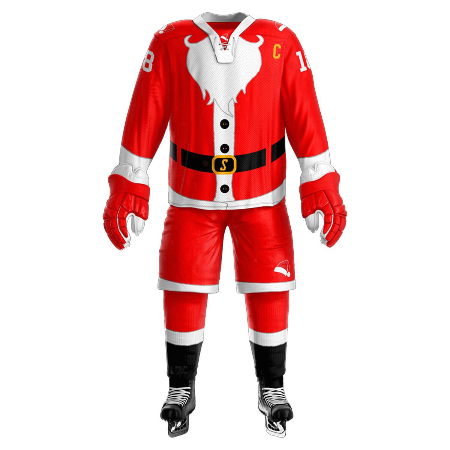 Custom Team Name Polyester Made Ice Hockey Uniform Low Moq Custom Oem Design Ice Hockey Uniform