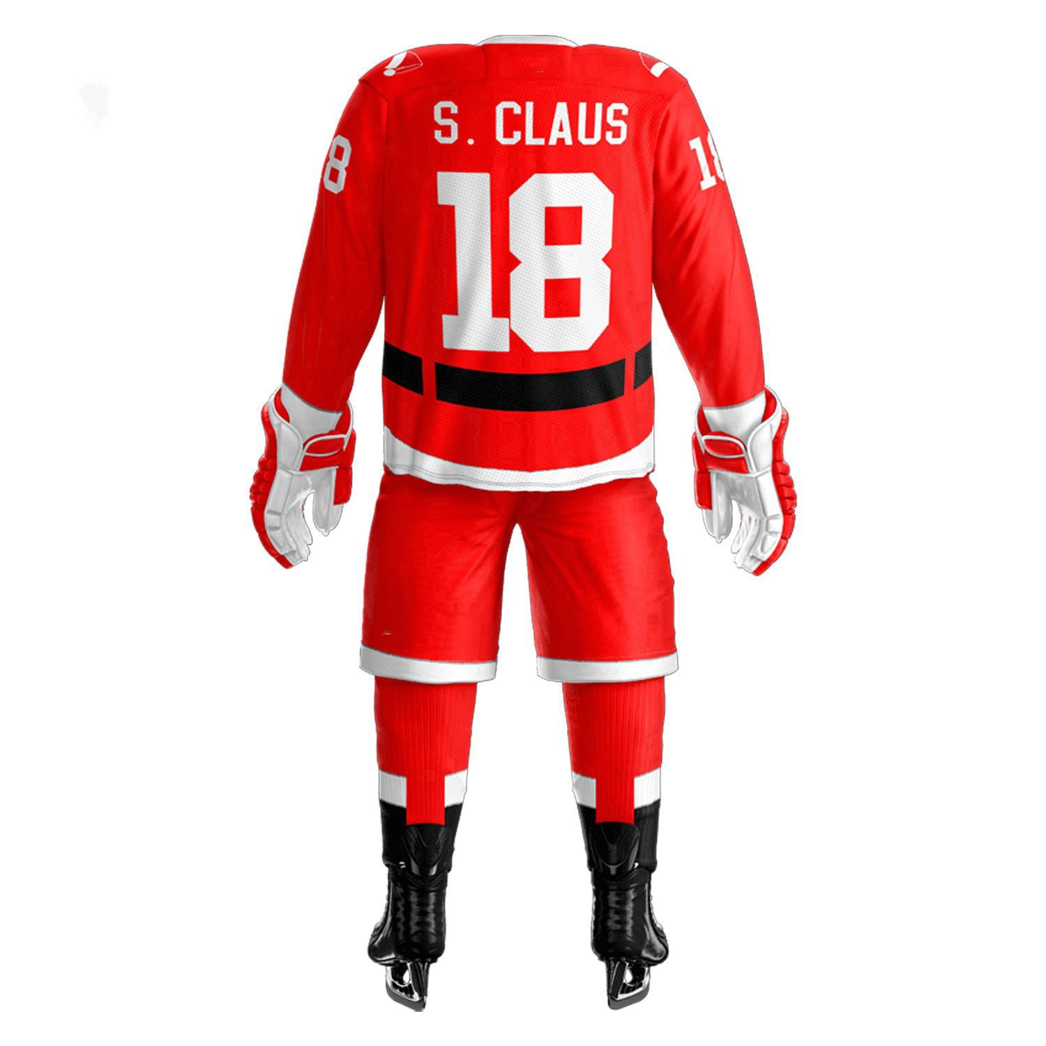 Custom Team Name Polyester Made Ice Hockey Uniform Low Moq Custom Oem Design Ice Hockey Uniform