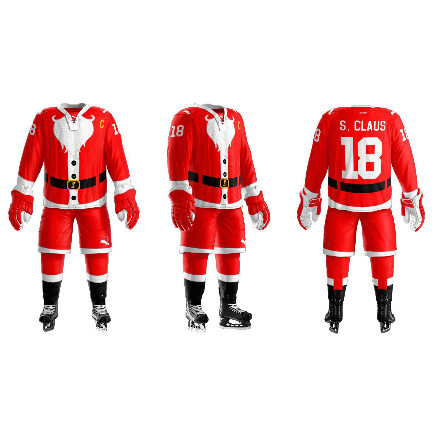 Custom Team Name Polyester Made Ice Hockey Uniform Low Moq Custom Oem Design Ice Hockey Uniform