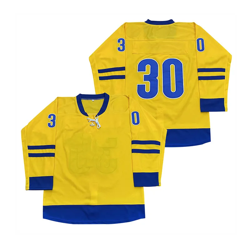 Factory Wholesale Custom Embroidery Logo Applique Ice Hockey Jersey 100% Polyester Sublimation Design Team Club Hockey Jerseys