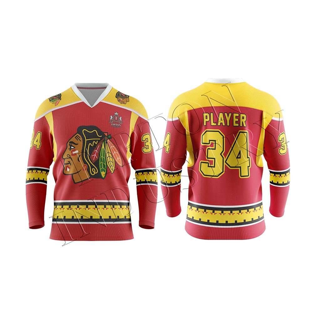 Design Your Own Logo Ice Hockey Jersey Best Quality Ice Hockey Jersey For Sale Quick Dry Jersey