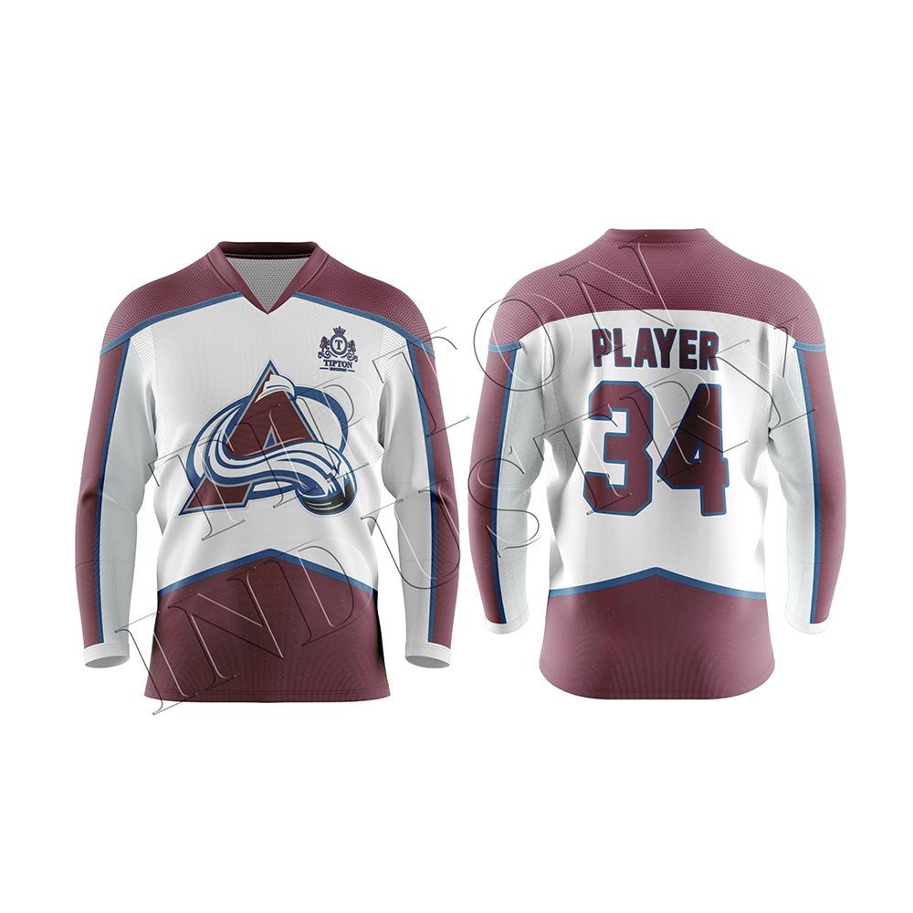 Design Your Own Logo Ice Hockey Jersey Best Quality Ice Hockey Jersey For Sale Quick Dry Jersey
