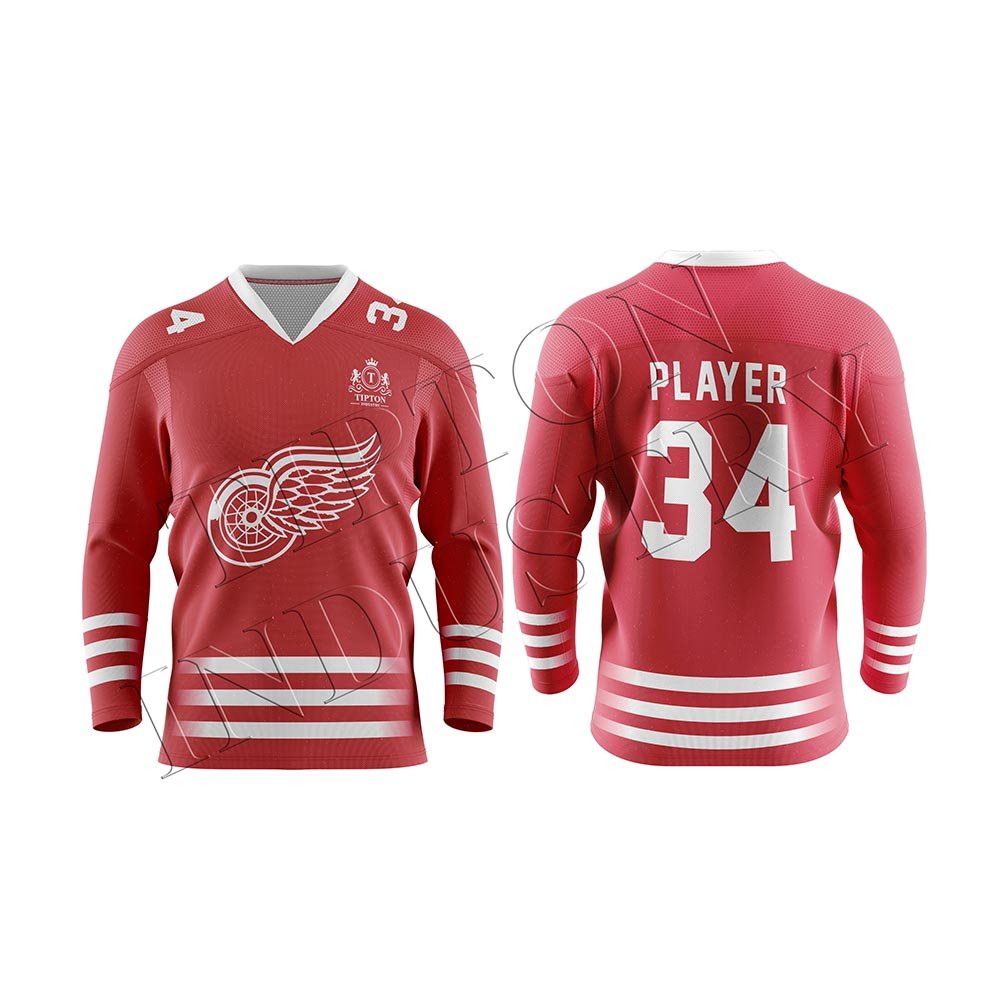 Design Your Own Logo Ice Hockey Jersey Best Quality Ice Hockey Jersey For Sale Quick Dry Jersey
